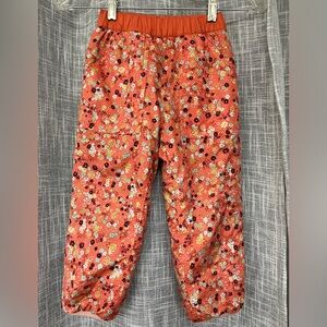 4T girls Patagonia reversible snow pants